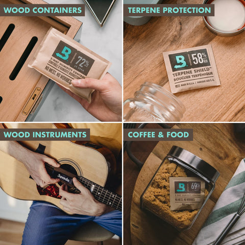 Boveda 62% for growers with Vivi Fresh branding.