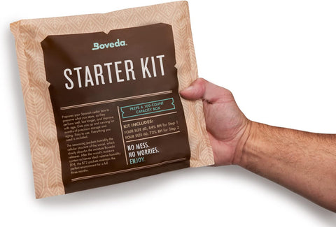 Boveda 72% RH maintenance packs for ongoing humidity control.