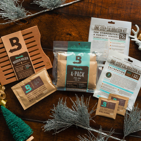 Boveda holder with magnetic mounting kit for easy inside-box installation.