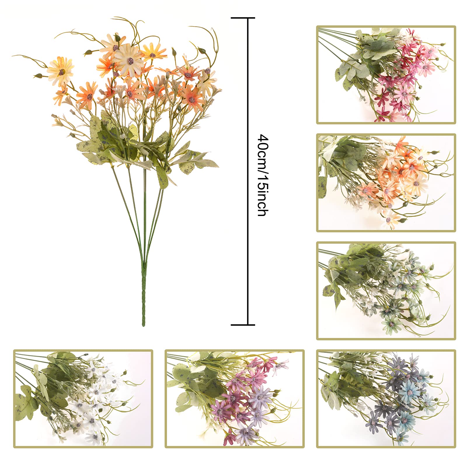 Bovvered UV-resistant wildflowers designed to resist fading in outdoor settings