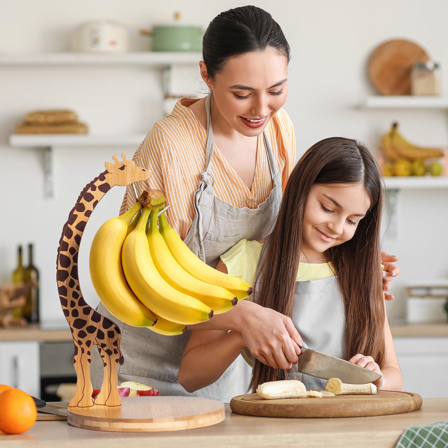 Boxchess giraffe design adds playful decor to the kitchen.