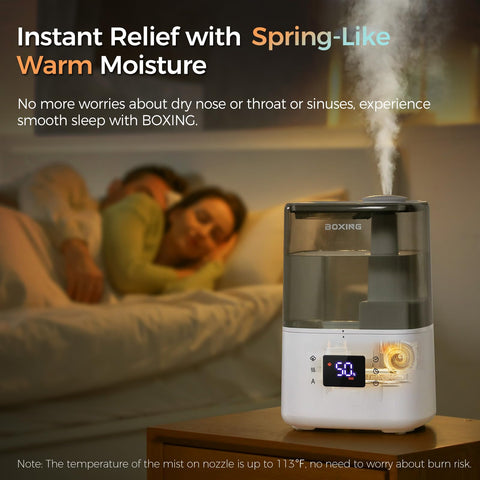 Boxing remote control for convenient adjustments from bed or couch.