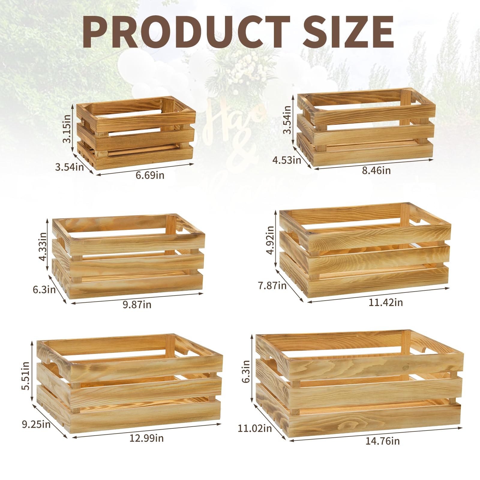 BOY MCOWBOY nestable crates with cut-out handles for easy transport and space saving
