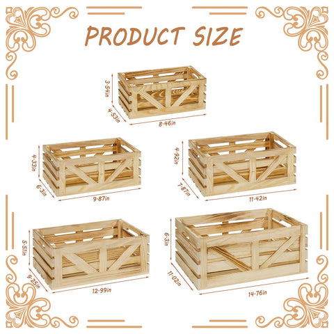 BOY MCOWBOY stackable wooden crates for nesting and home decor.