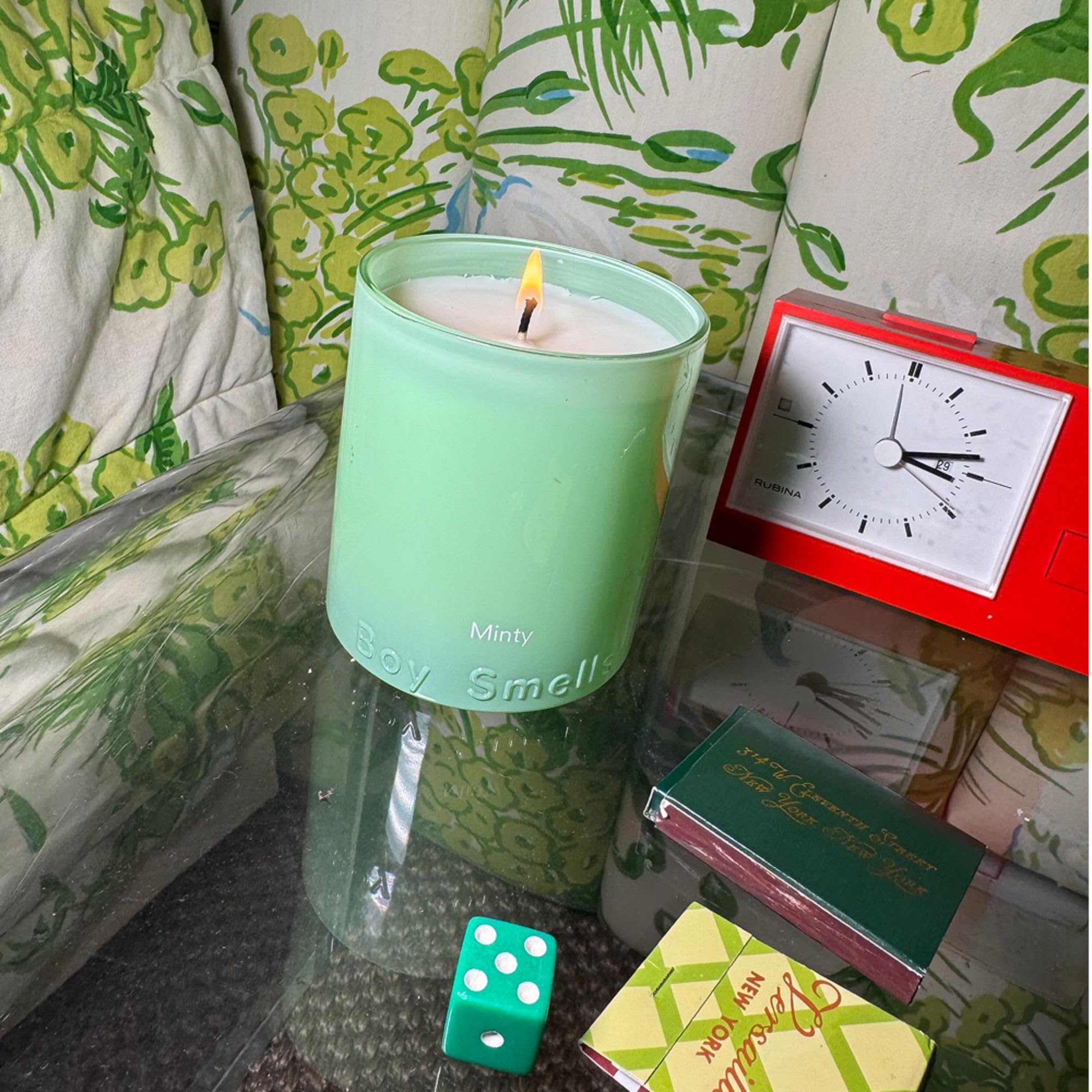 8.5 oz Mint Candle by Boy Smells, compact and stylish for any space