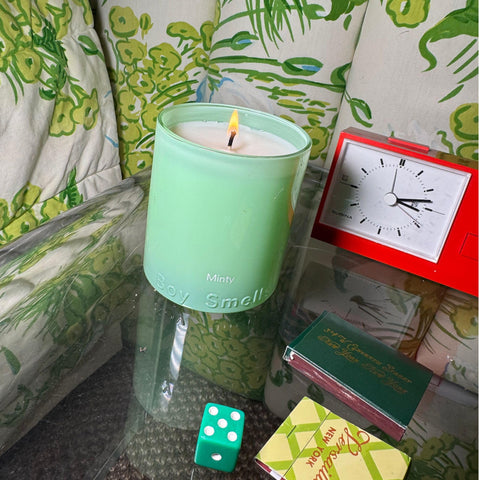 8.5 oz Mint Candle by Boy Smells, compact and stylish for any space