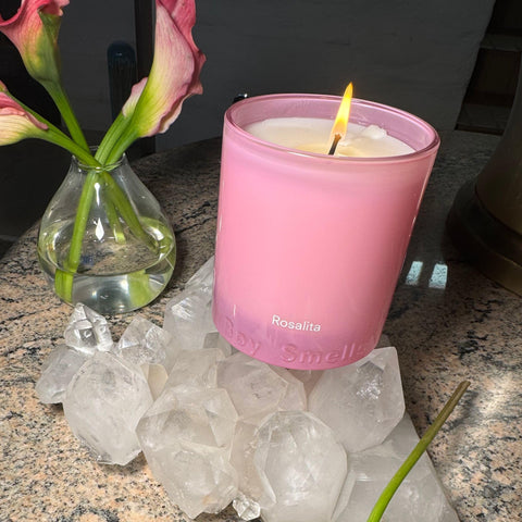Boy Smells Rosalita Rose candle hand-poured in Los Angeles for quality.