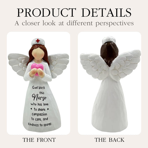 Bozspacer nurse angle figurine holiday decor for festive hospital celebrations.