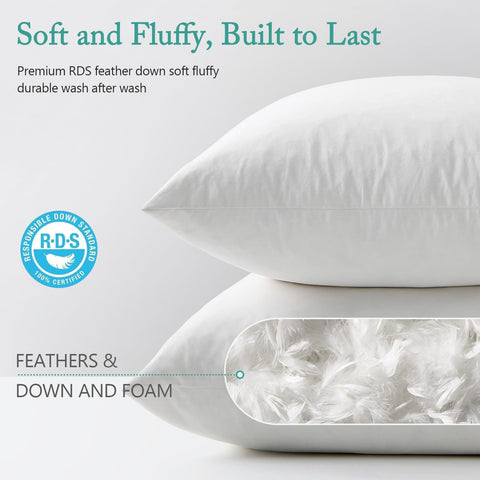 BPC plush loft close-up reveals fluffy down-foam blend for supportive cushioning