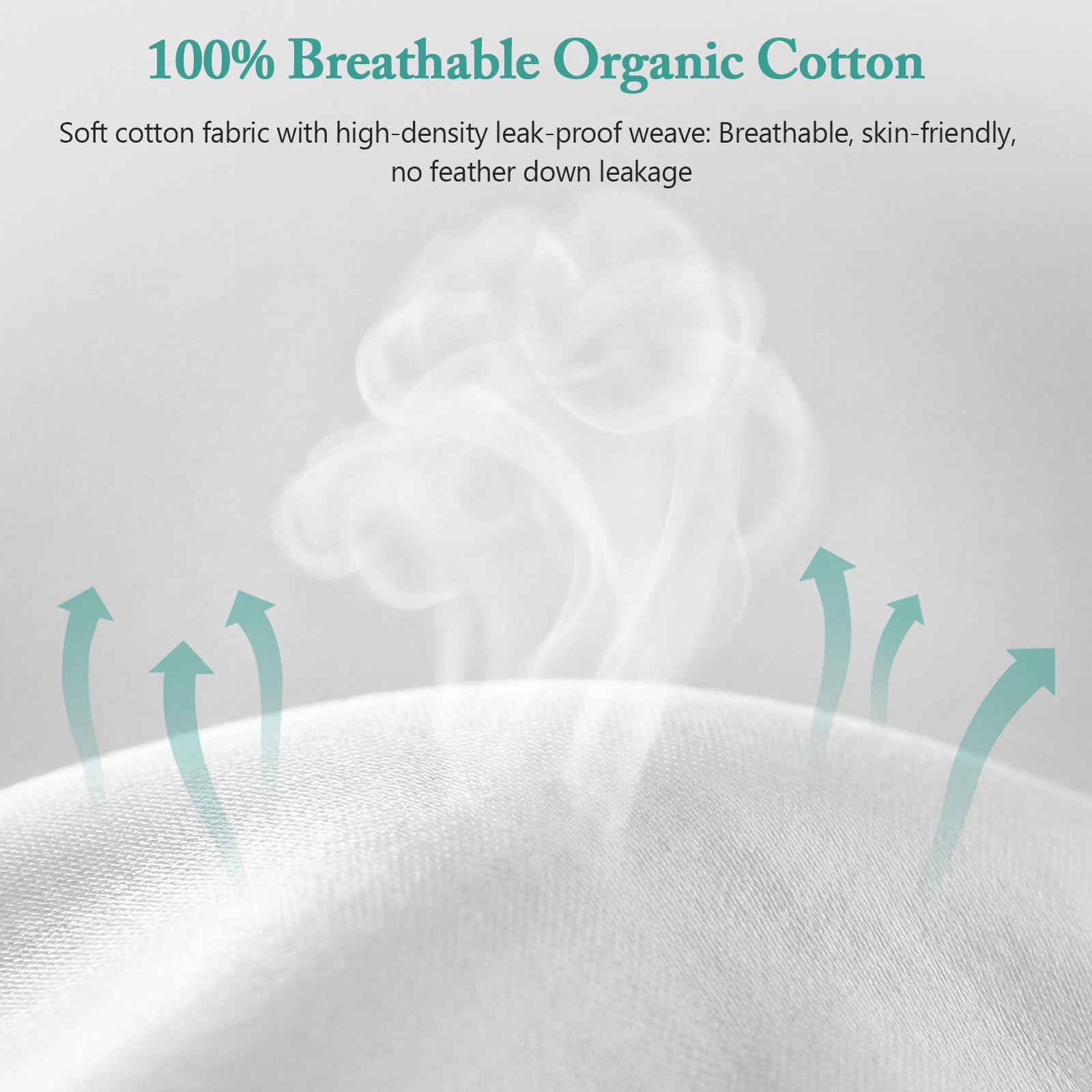 BPC vacuum-sealed packaging shown before fluffing and expansion