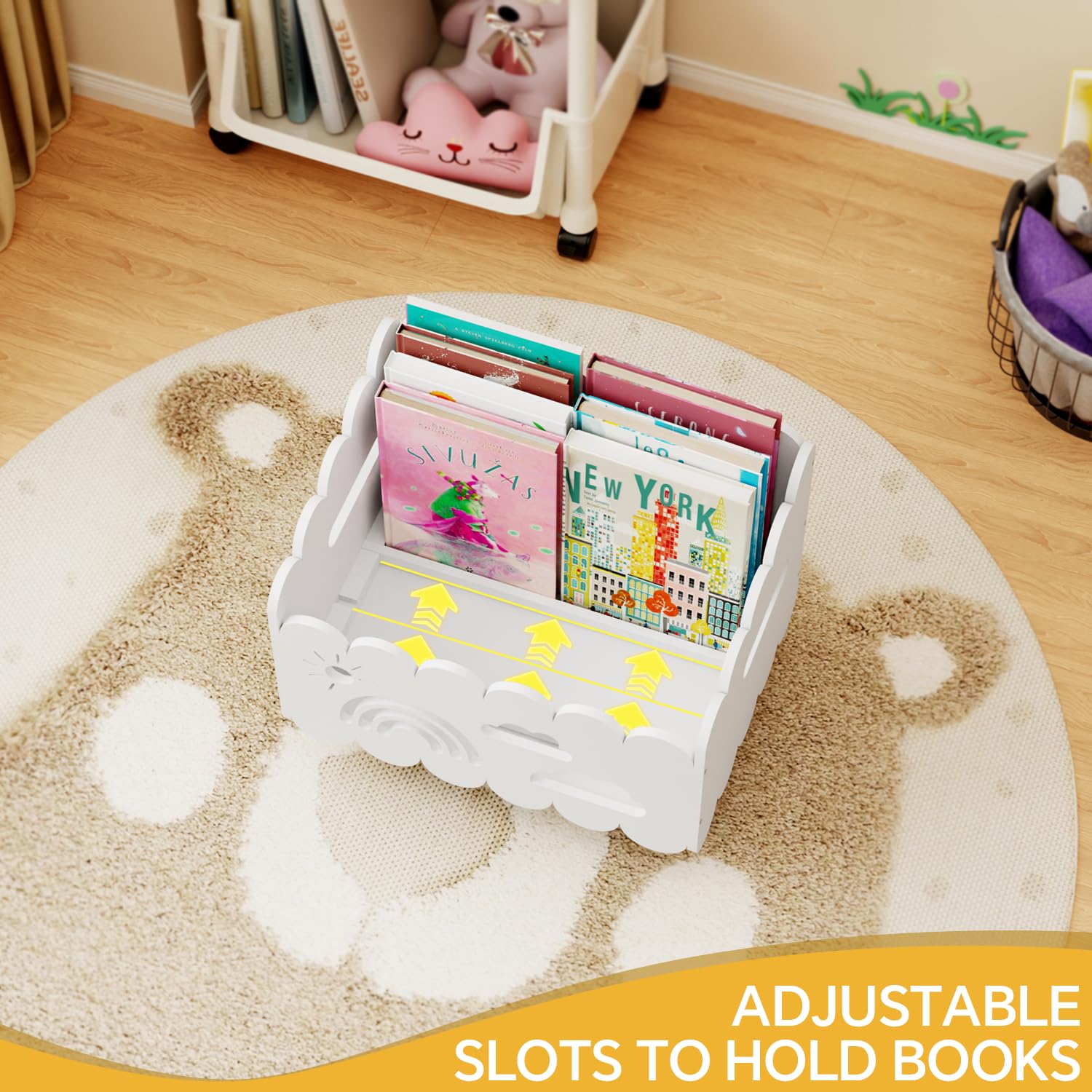 BPMFDTNL basket-shaped storage adds a cozy decorative touch while organizing items.