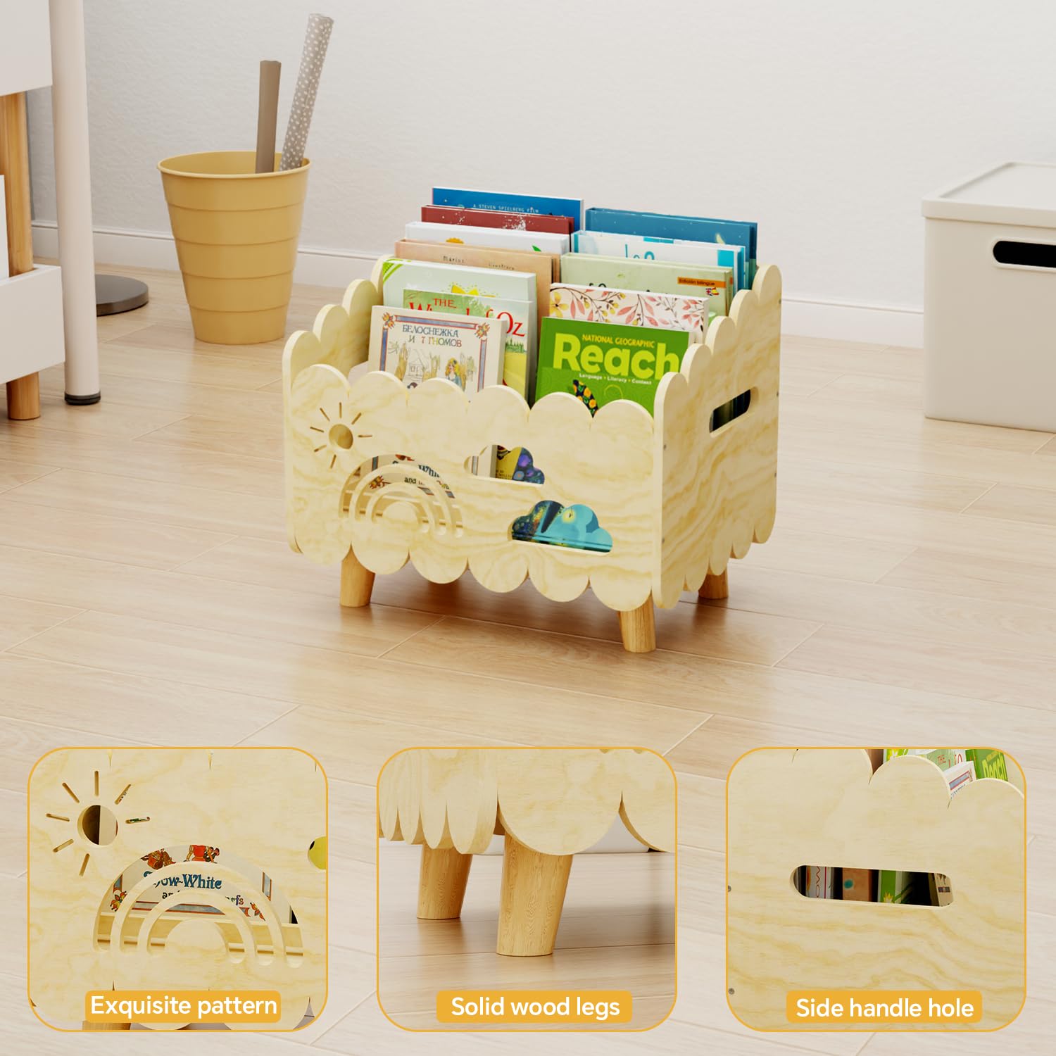 BPMFDTNL basket-style design adds cozy decor and ample storage.