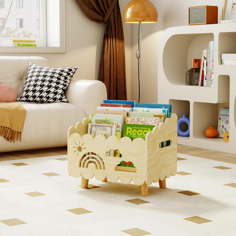 BPMFDTNL easy-assembly bookshelf helps kids have their space quickly.