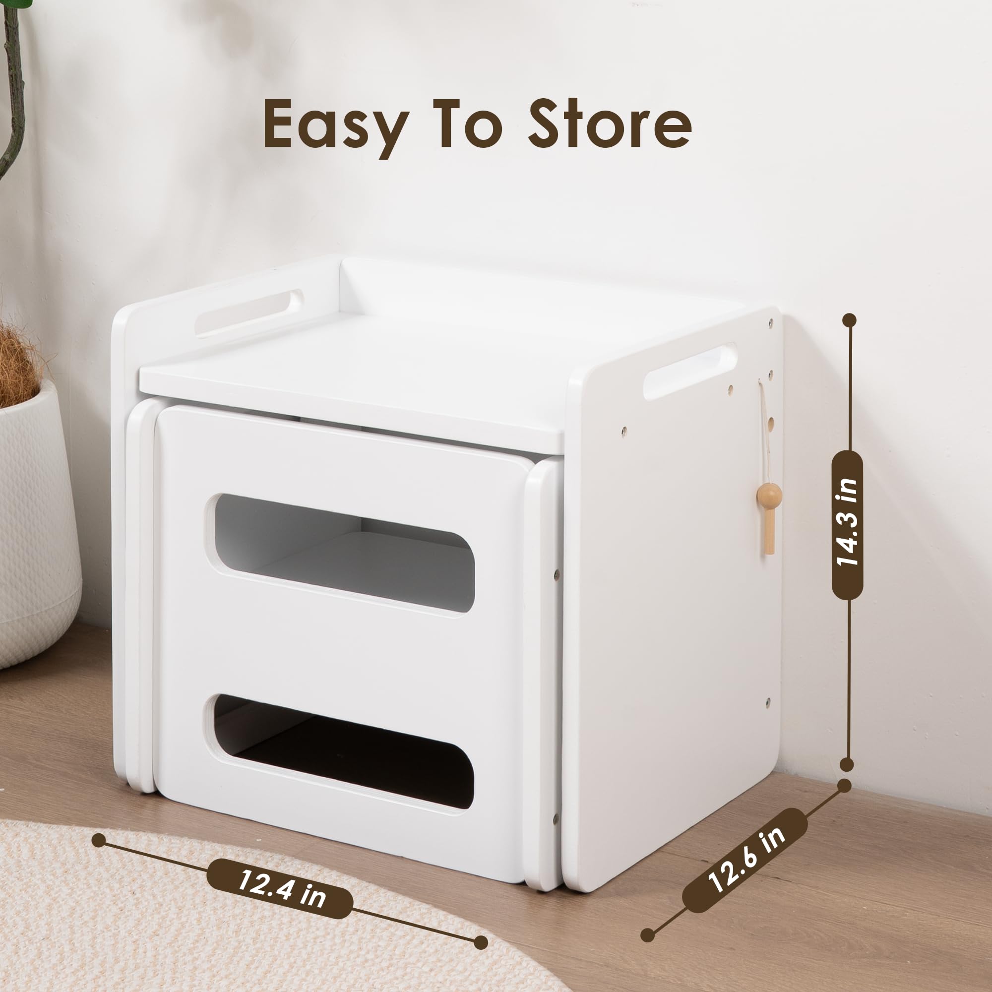 bpmfkid chair compact storage white keeps play area tidy and easy to store.