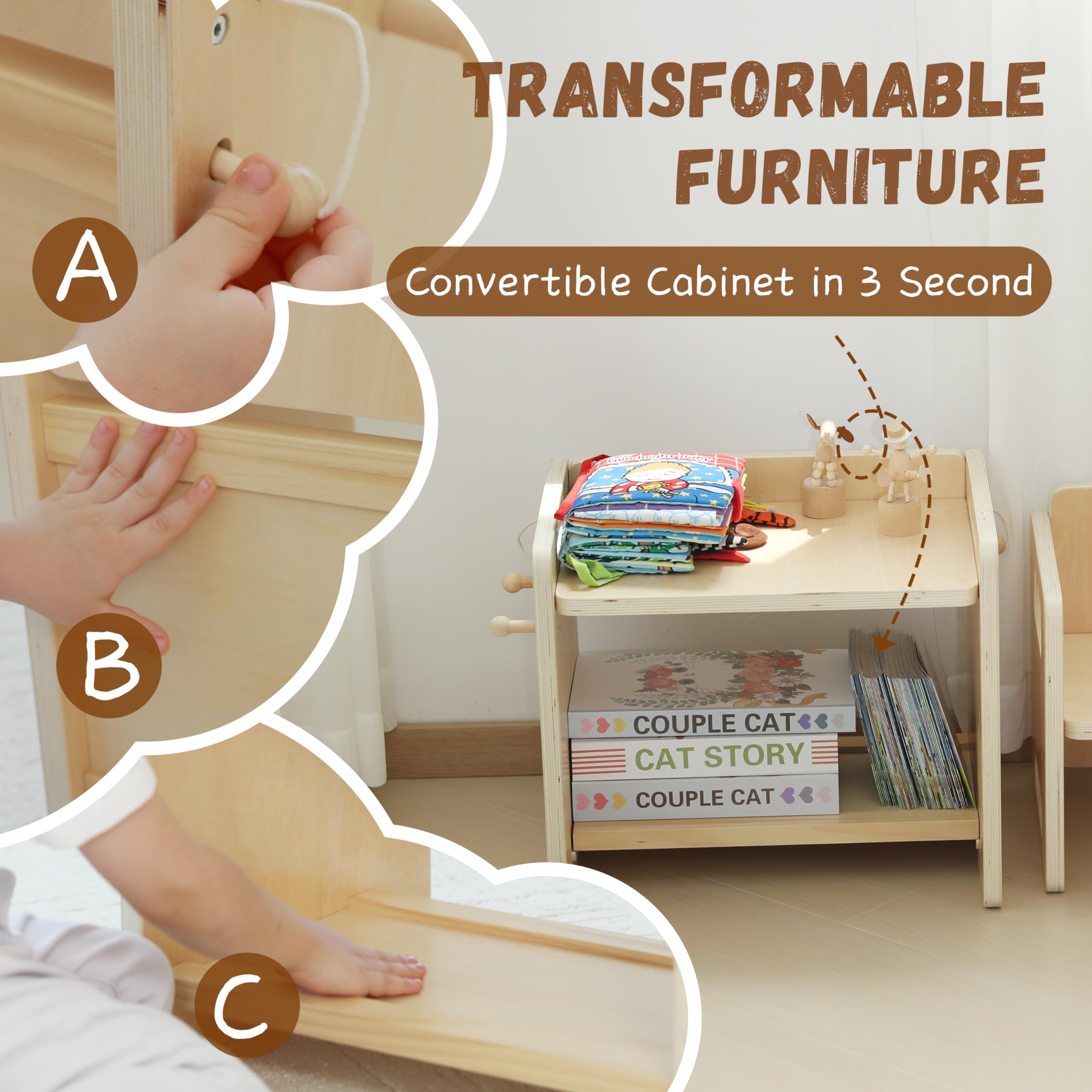 Bpmfkid compact modern design fits small spaces while keeping chairs under the table.
