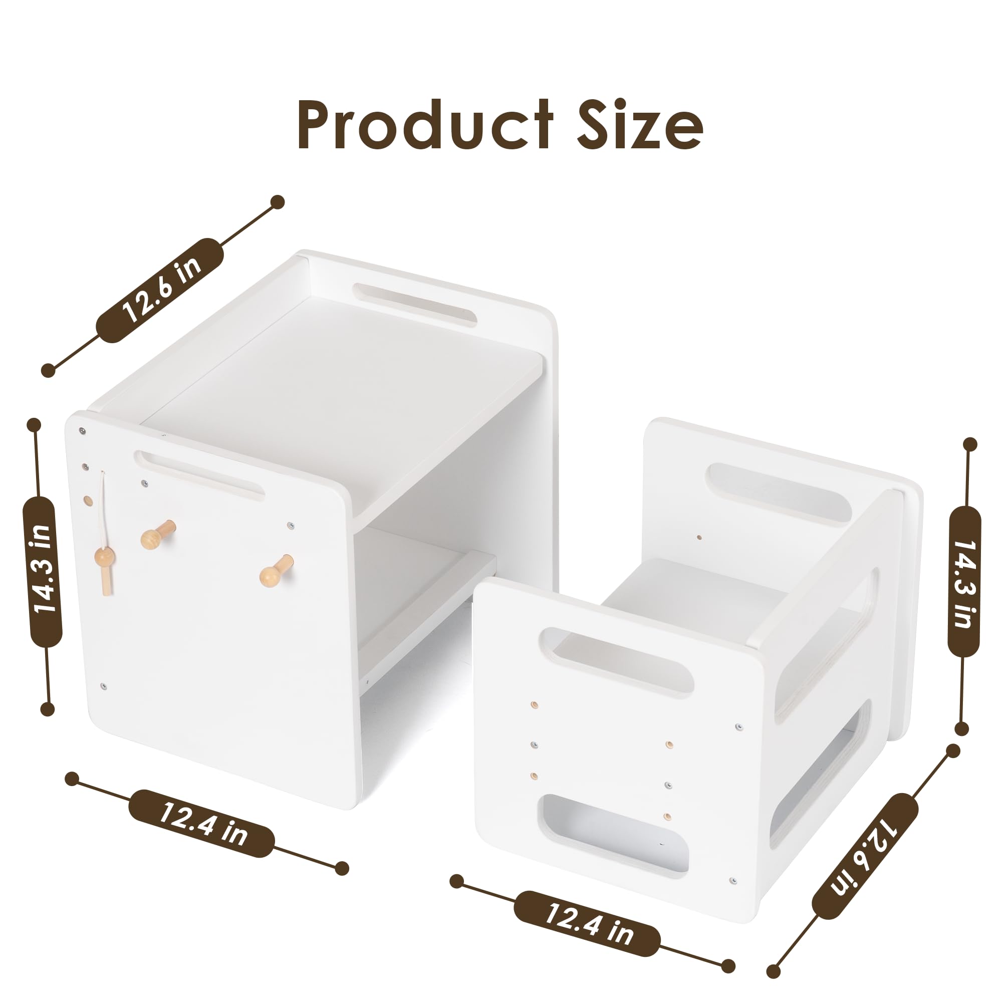 bpmfkid durable toddler furniture white built for daily use from weaning onward.