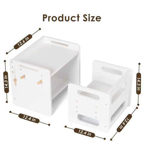 bpmfkid durable toddler furniture white built for daily use from weaning onward.