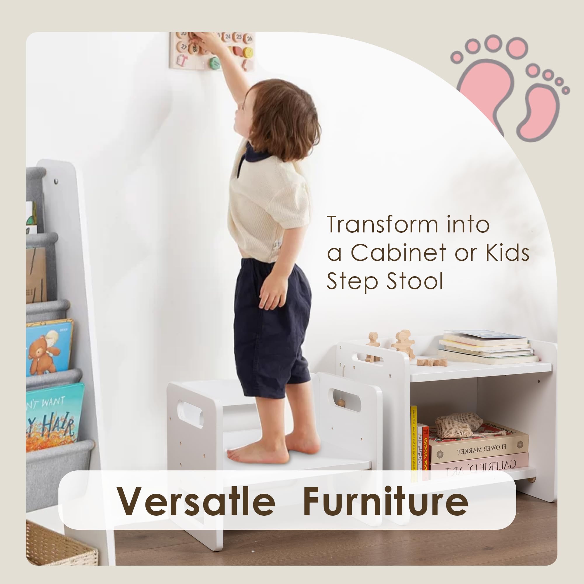 bpmfkid Montessori learning area white inspires independent drawing and pretend play.