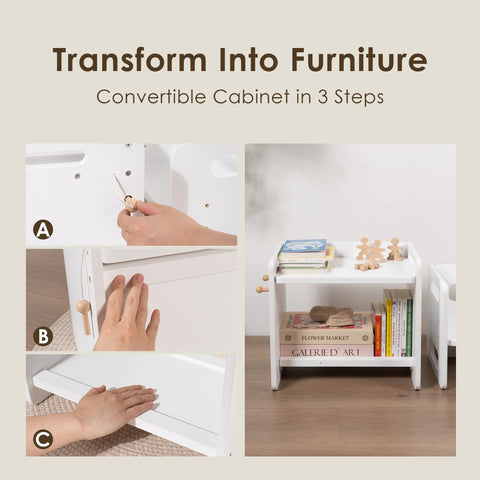 bpmfkid smooth finish table edges white offers a gentle touch for little hands.