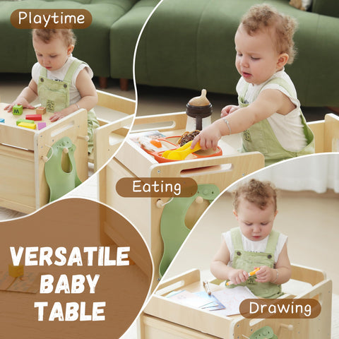 Bpmfkid toddler mealtime setup with multifunctional use for play and meals.