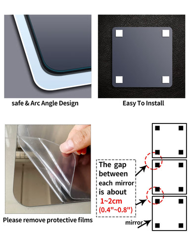 BQRIS clear reflection on protective acrylic surface supports focused grooming.
