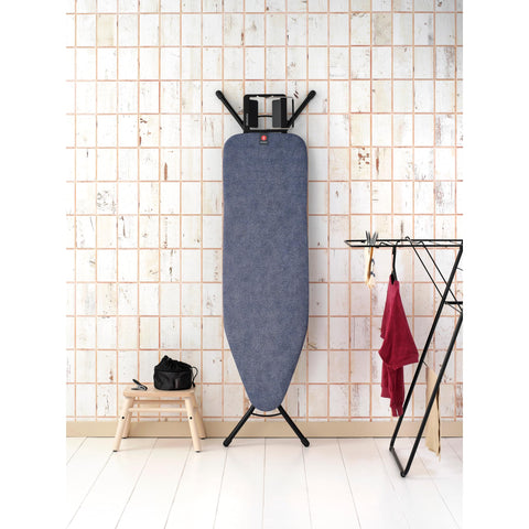 Brabantia Comfort ironing board height adjustment for comfortable ironing