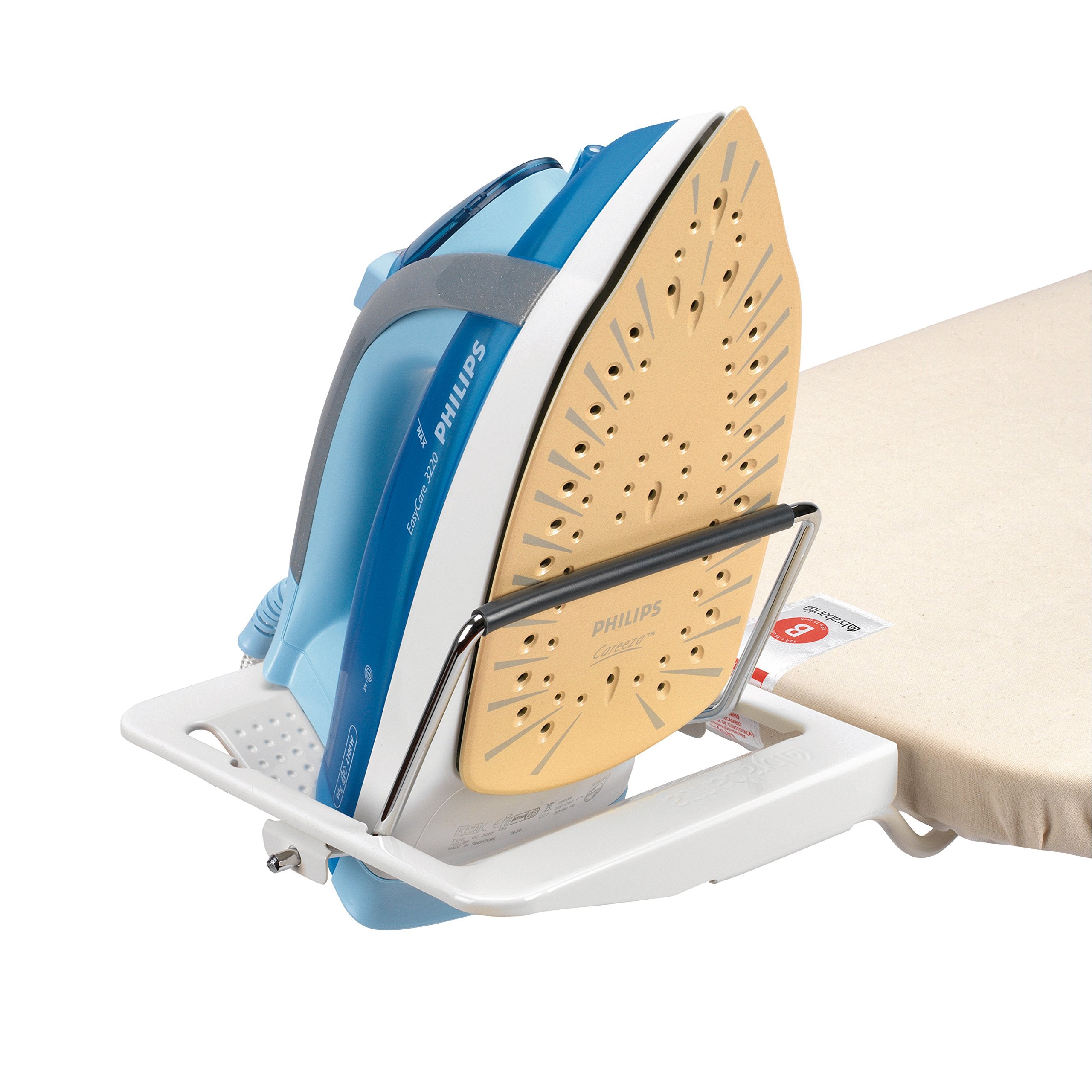 Brabantia Comfort ironing board non-slip feet prevent wobble during ironing