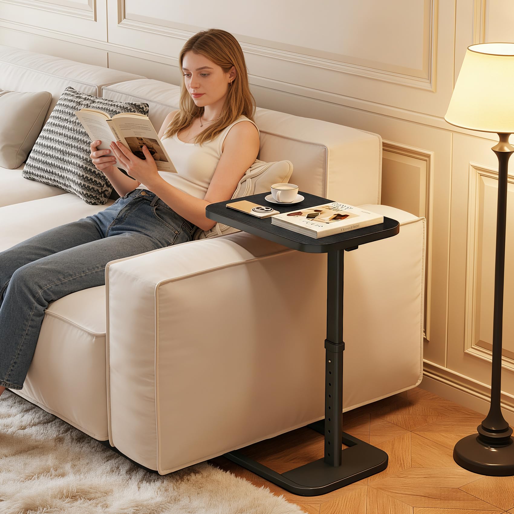 Branwick TV tray showing bumper rounded corners for safe use.