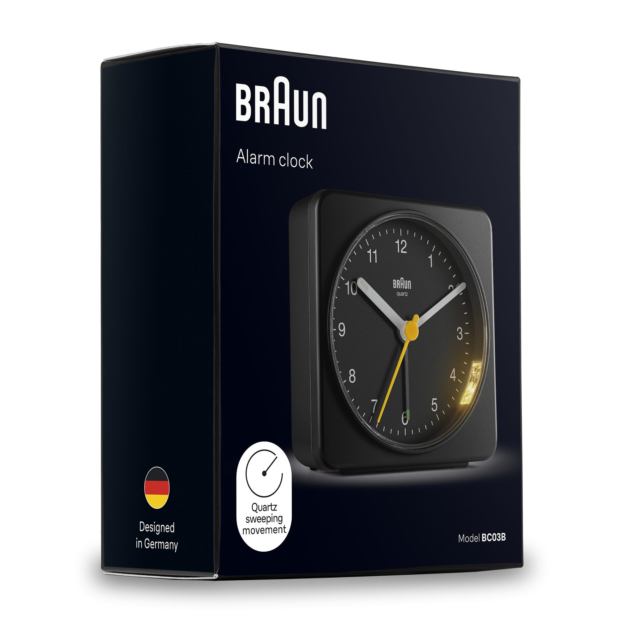 Braun Classic Alarm Clock bedside-table placement simplifies morning routines