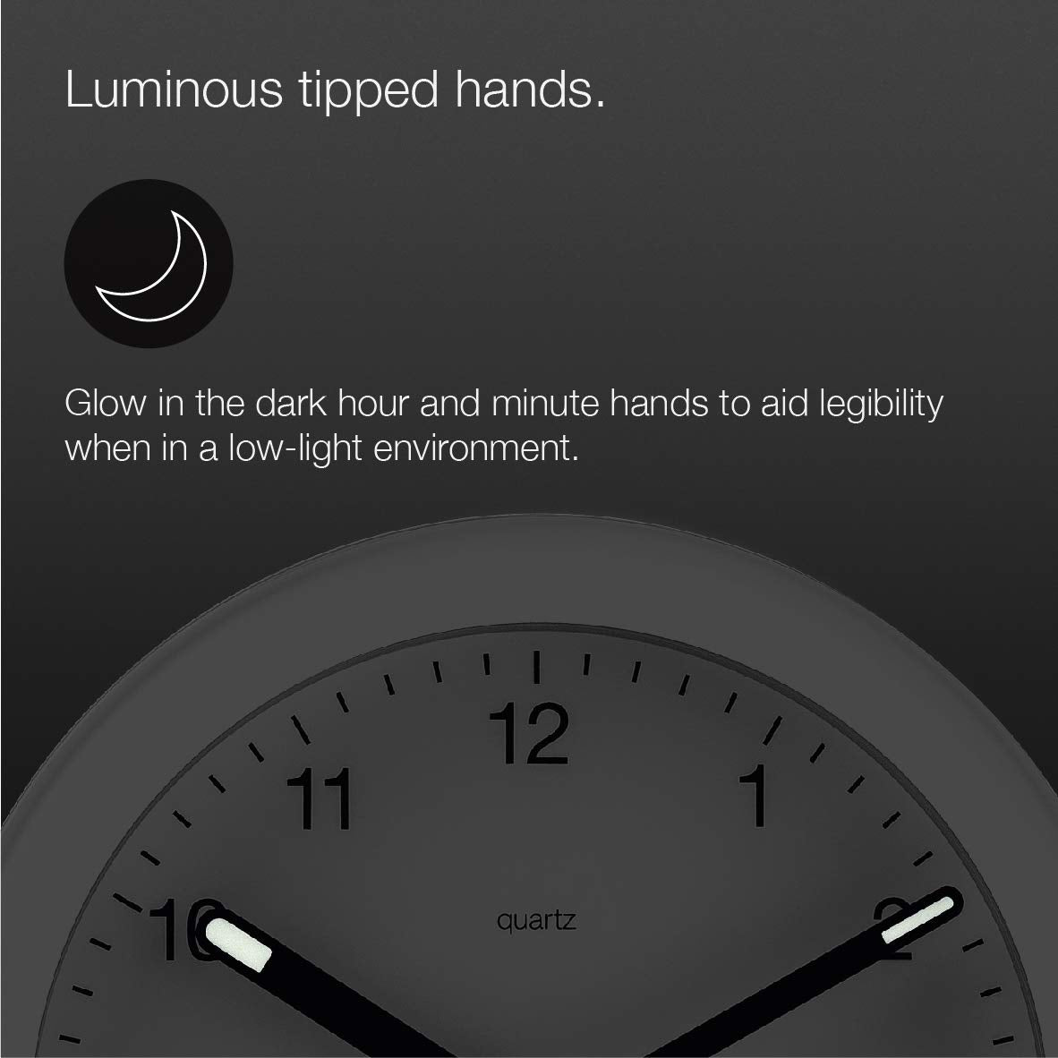 Braun BC22W quiet quartz movement delivers smooth timekeeping