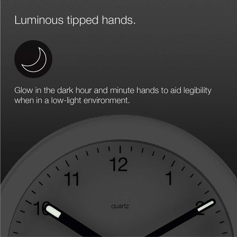 Braun BC22W quiet quartz movement delivers smooth timekeeping