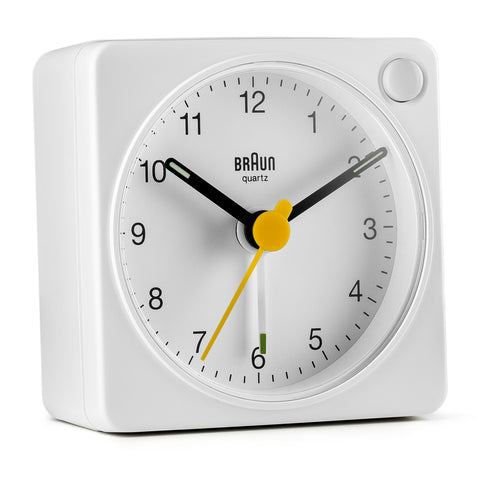 Braun BC02XW luminous hands and yellow second hand aid quick time reading.