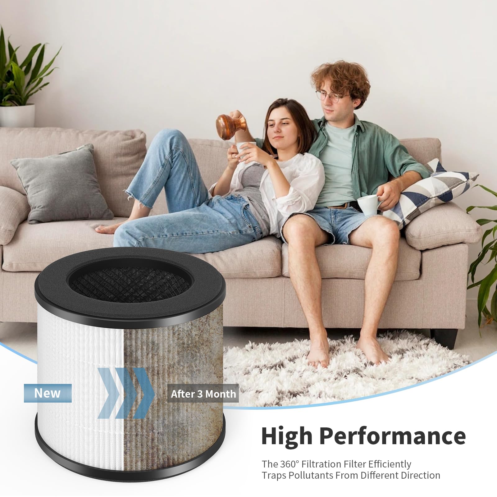 Breabetter AC300 filter installation demonstrates quick replacement.