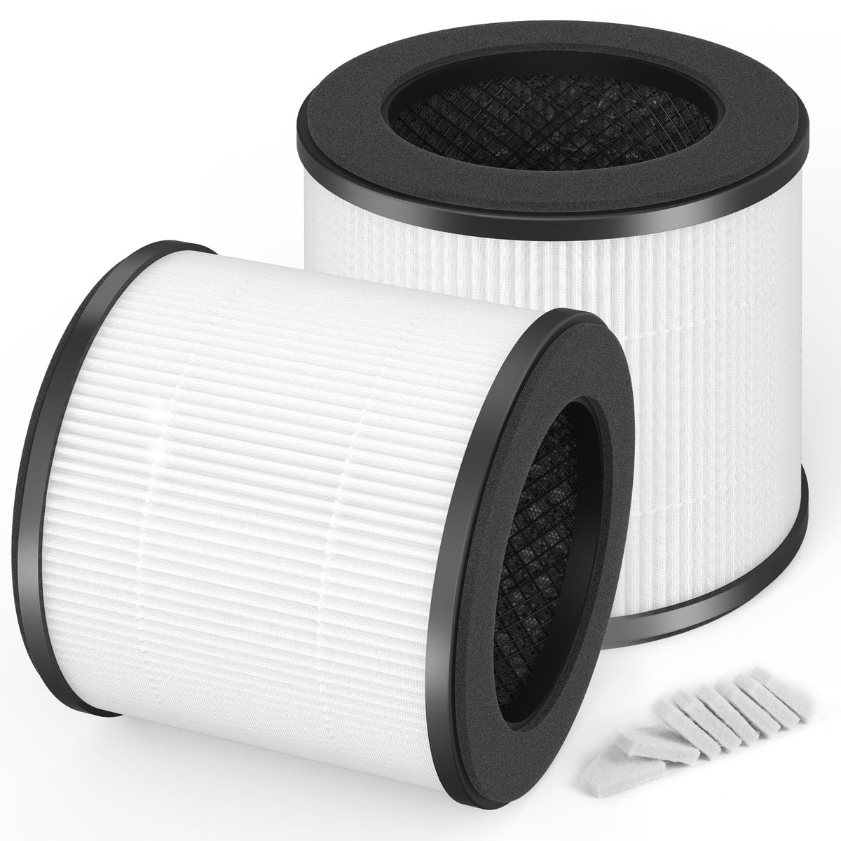 Breabetter AC300 replacement filter packaging shows compatibility and easy swap.