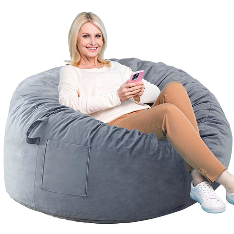 Breadsac bean bag chair with soft foam filling for cozy, supportive seating
