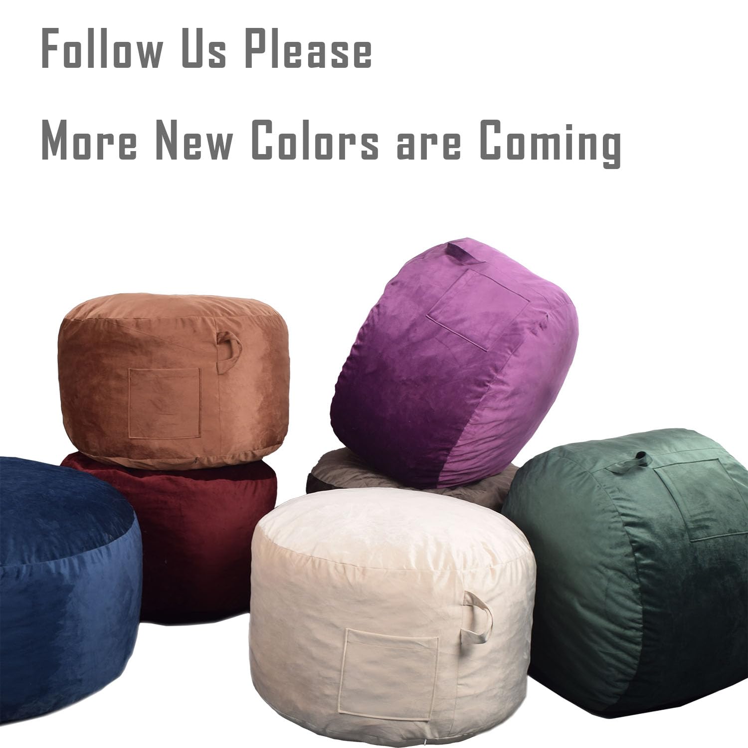 Breadsac bean bag chair with durable stitched seams and zipper