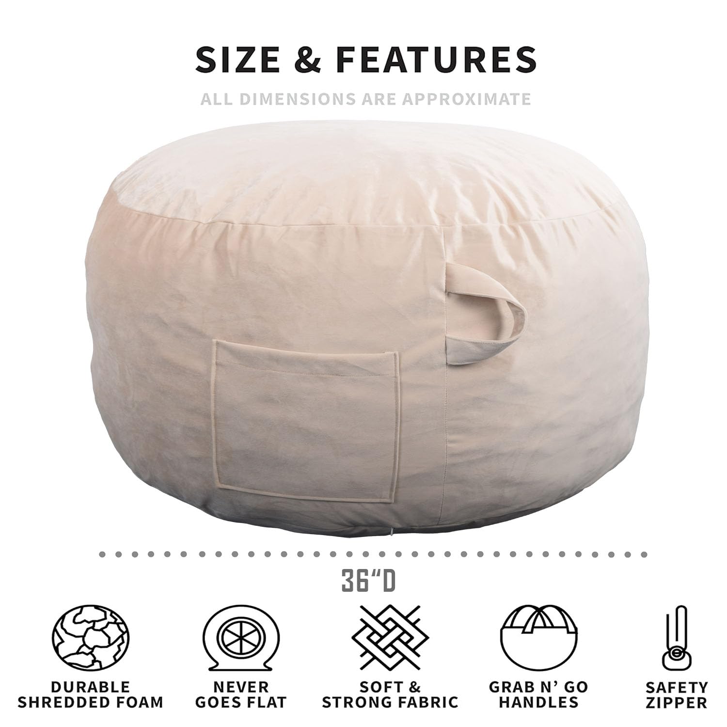 Breadsac unpack tips illustrating rapid foam expansion for fluffy comfort