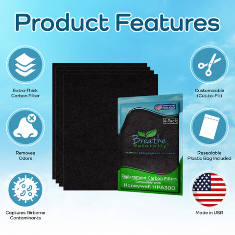 Breathe Naturally easy-installation visuals demonstrate quick filter swap.