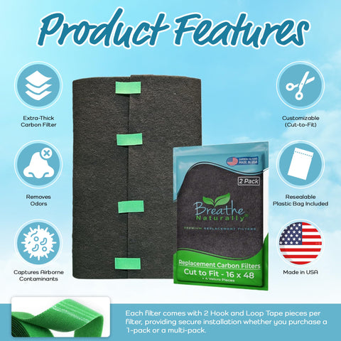 Breathe Naturally hook-and-loop tapes shown for easy attachment
