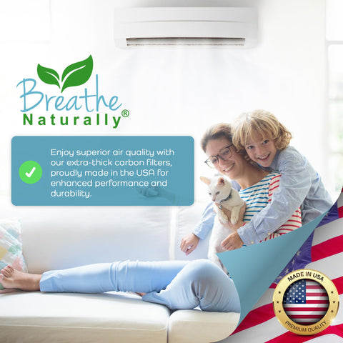 Breathe Naturally USA made packaging label on the bag