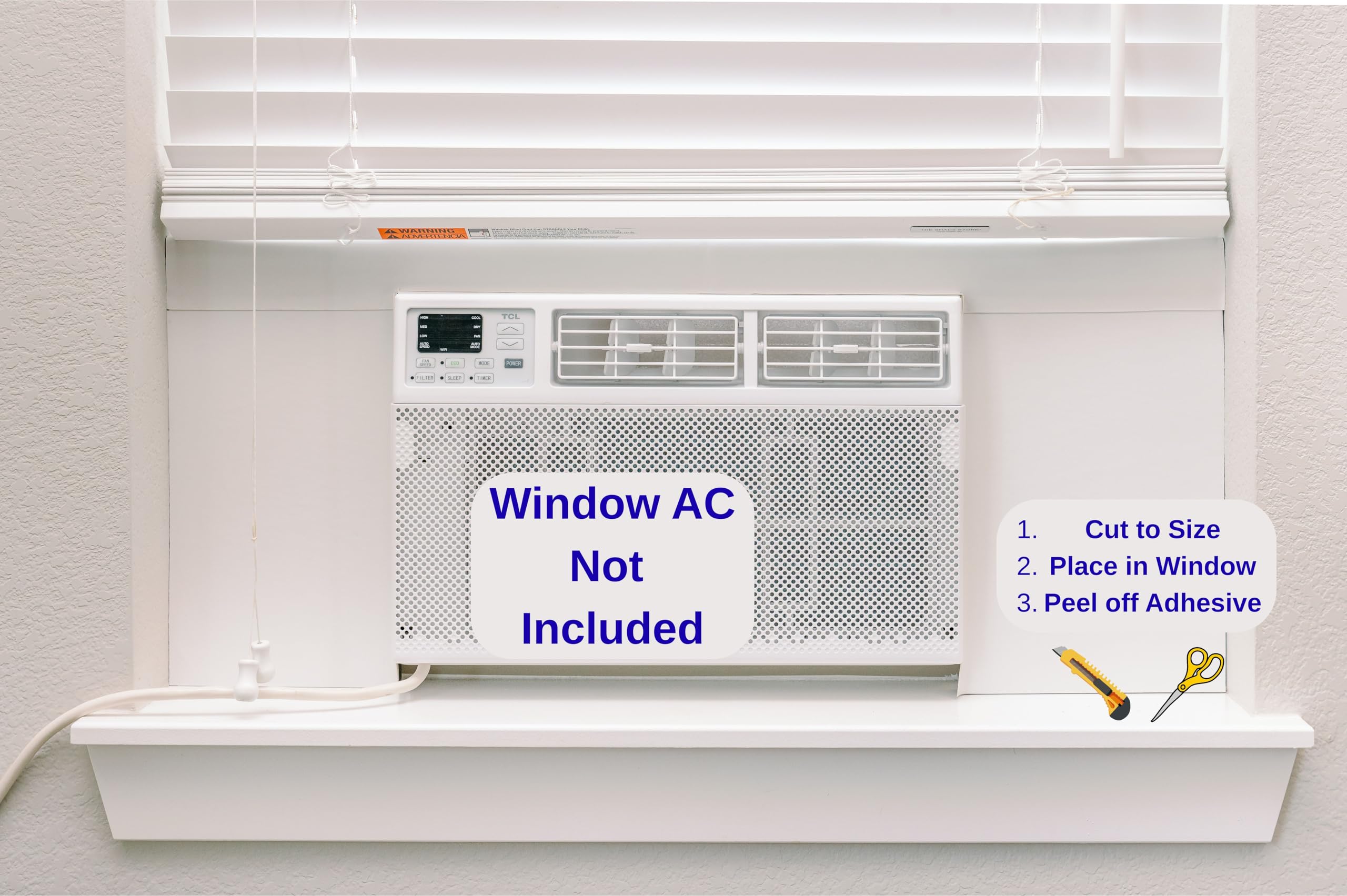 Breeze Stop reduces noise and light around the unit