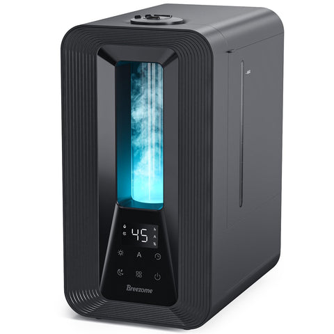BREEZOME 6L humidifier top-fill design for uninterrupted sleep