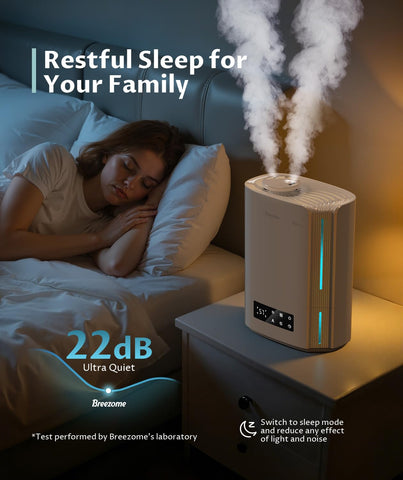BREEZOME top-fill design enabling easy refills and quick cleaning