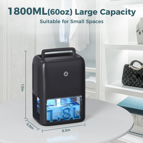 BREEZOME quiet sleep mode at 35dB for restful nights