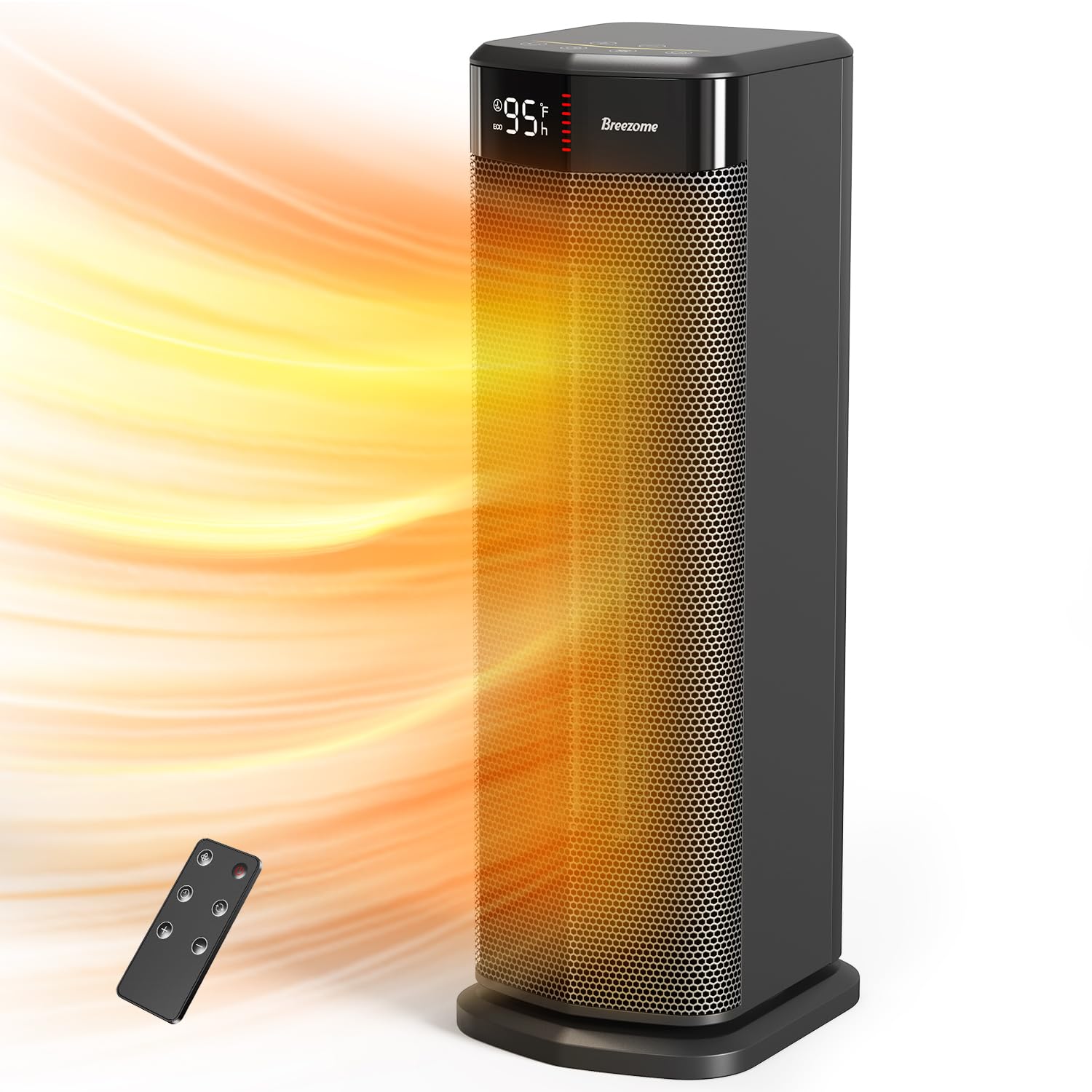 BREEZOME space heater with quick warmth for fast comfort.