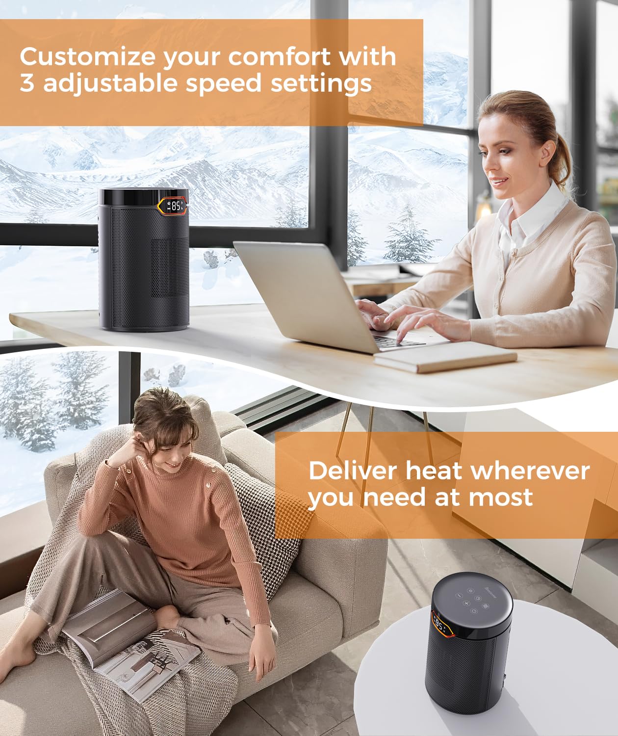 BREEZOME safety shutoff feature for peace of mind during use