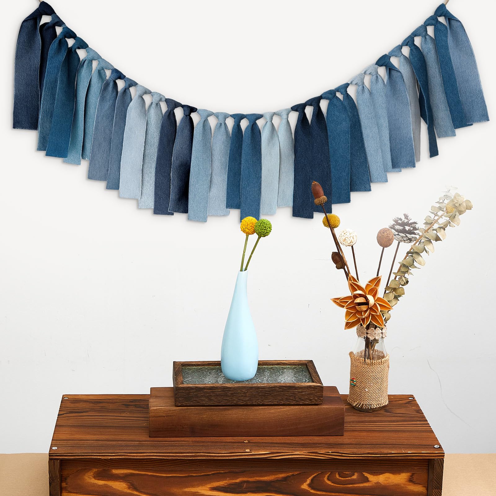 Breling denim banner assembly pack demonstrates easy setup for events