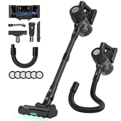 BrewVox telescopic cordless stick vacuum main body for versatile cleaning.