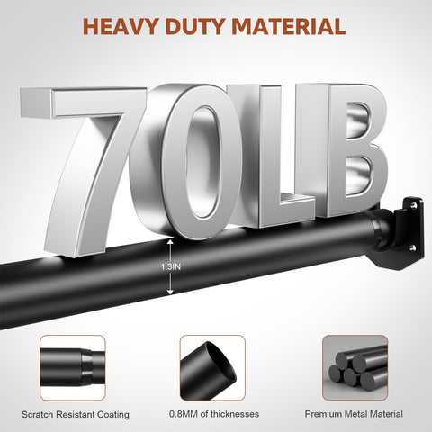 BrFoYu rod features rust-resistant coating for long-lasting durability.