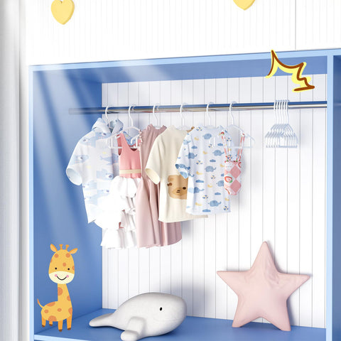 Notched shoulder design keeps toddler tops from slipping off.